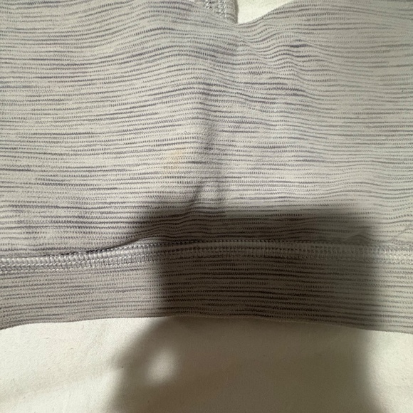Lululemon Sports Bra — Size 2 — Grey Micro-Stripe - Picture 3 of 3